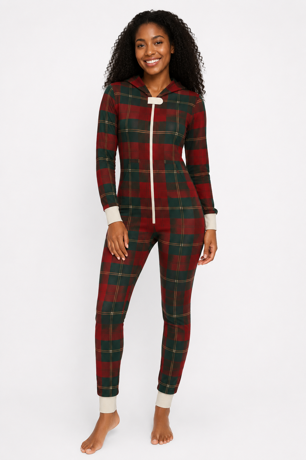 Christmas Legacy Plaid Onesie (Women)