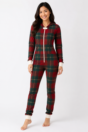Christmas Legacy Plaid Onesie (Women)