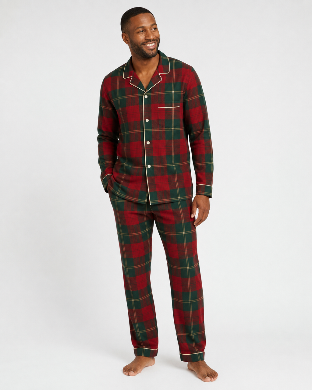 Christmas Legacy Plaid Button Down Top (Unisex)