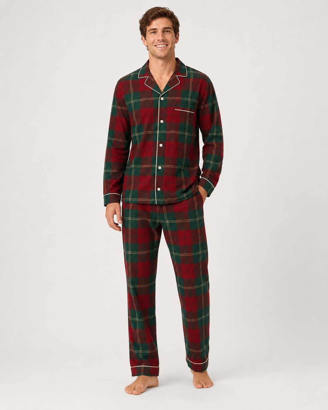 Christmas Legacy Plaid Relaxed Fit Pants (Unisex)