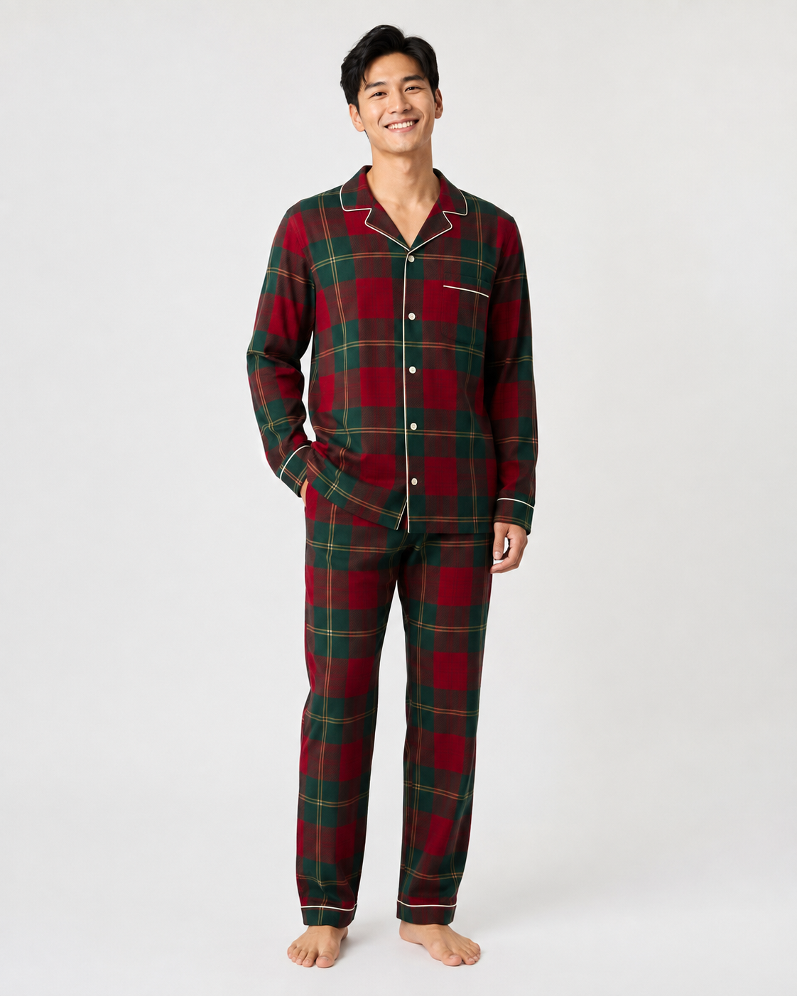 Christmas Legacy Plaid Relaxed Fit Pants (Unisex)
