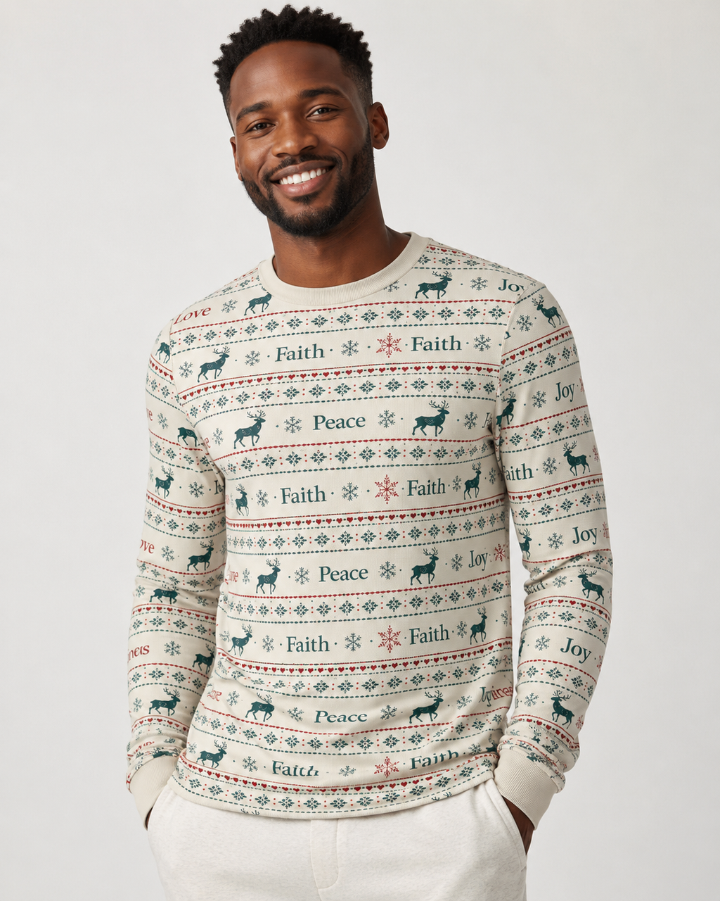 Christmas Wish Long Sleeve Top (Men's)