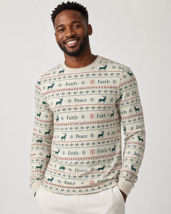 Christmas Wish Long Sleeve Top (Men's)