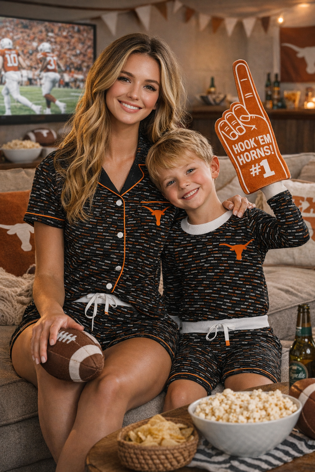 University of Texas Short Sleeve Button Down Top (Women's)