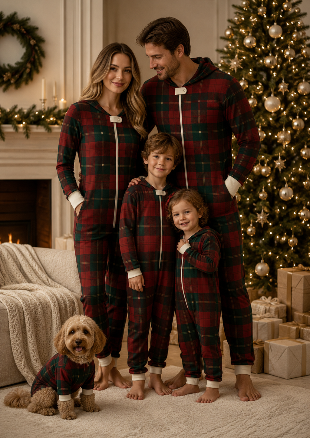Christmas Legacy Plaid Onesie (Women)