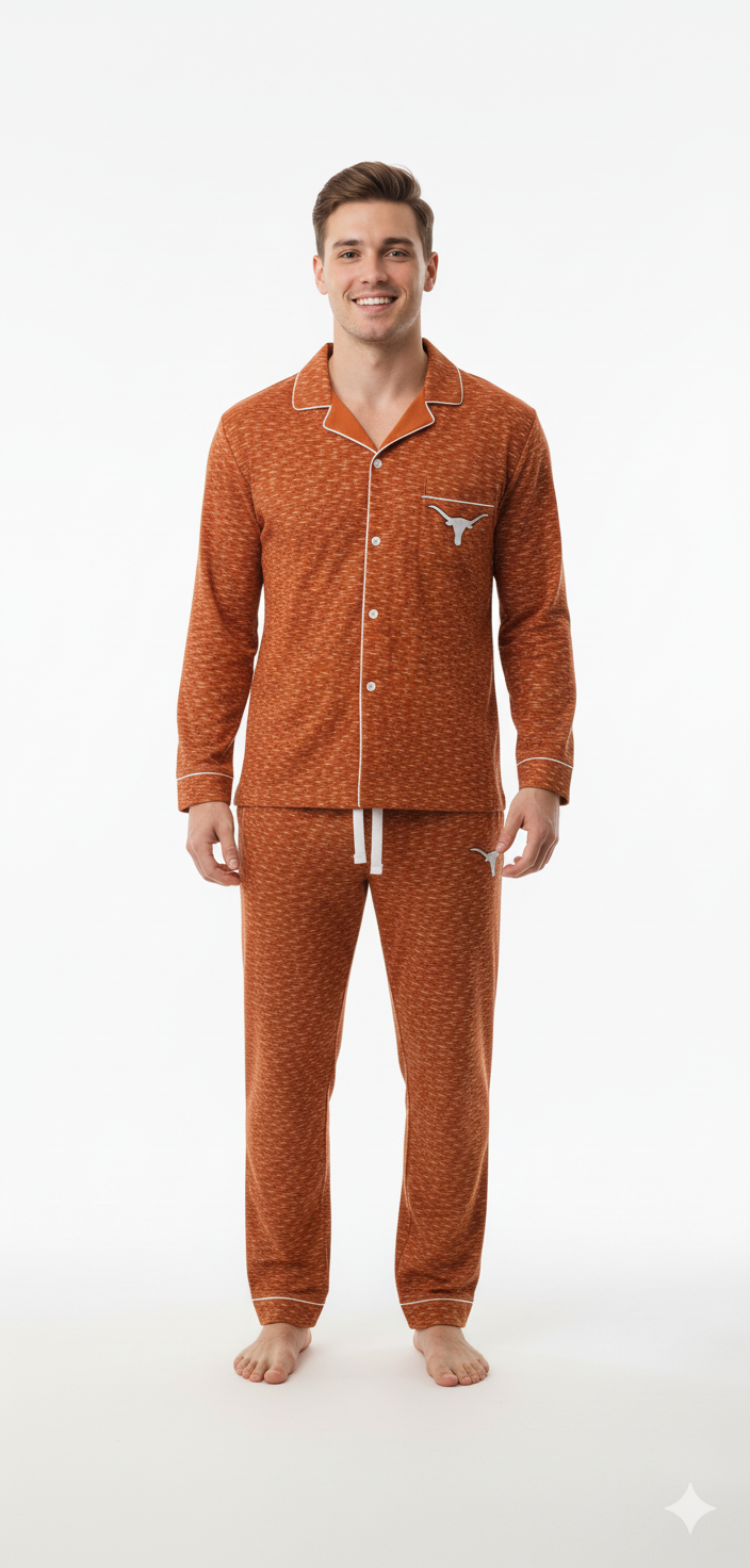 University of Texas Button Down Long Sleeve SET (Unisex)