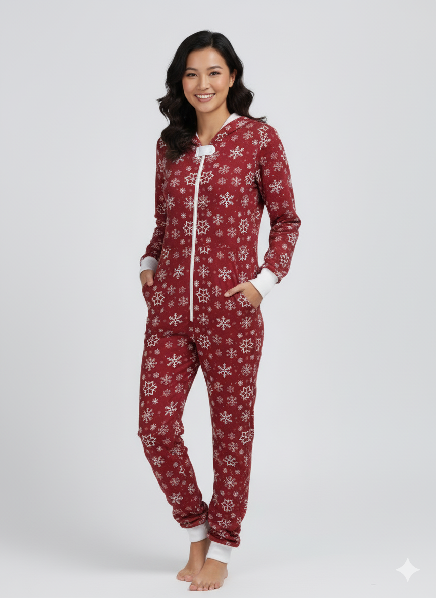 Christmas Snowflake Onesie (Women)