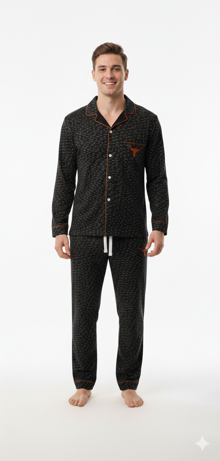 University of Texas Button Down Long Sleeve SET (Unisex)