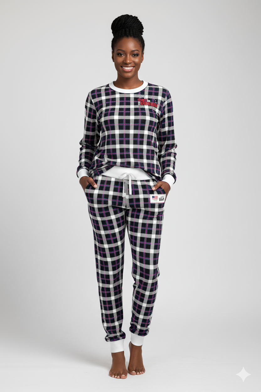 Team USA Plaid Jogger SET (Women's)