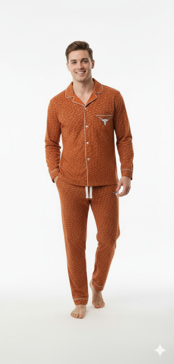 University of Texas Button Down Long Sleeve SET (Unisex)