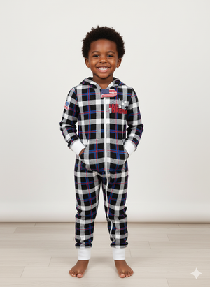 Team USA Plaid Onesies (Kids)