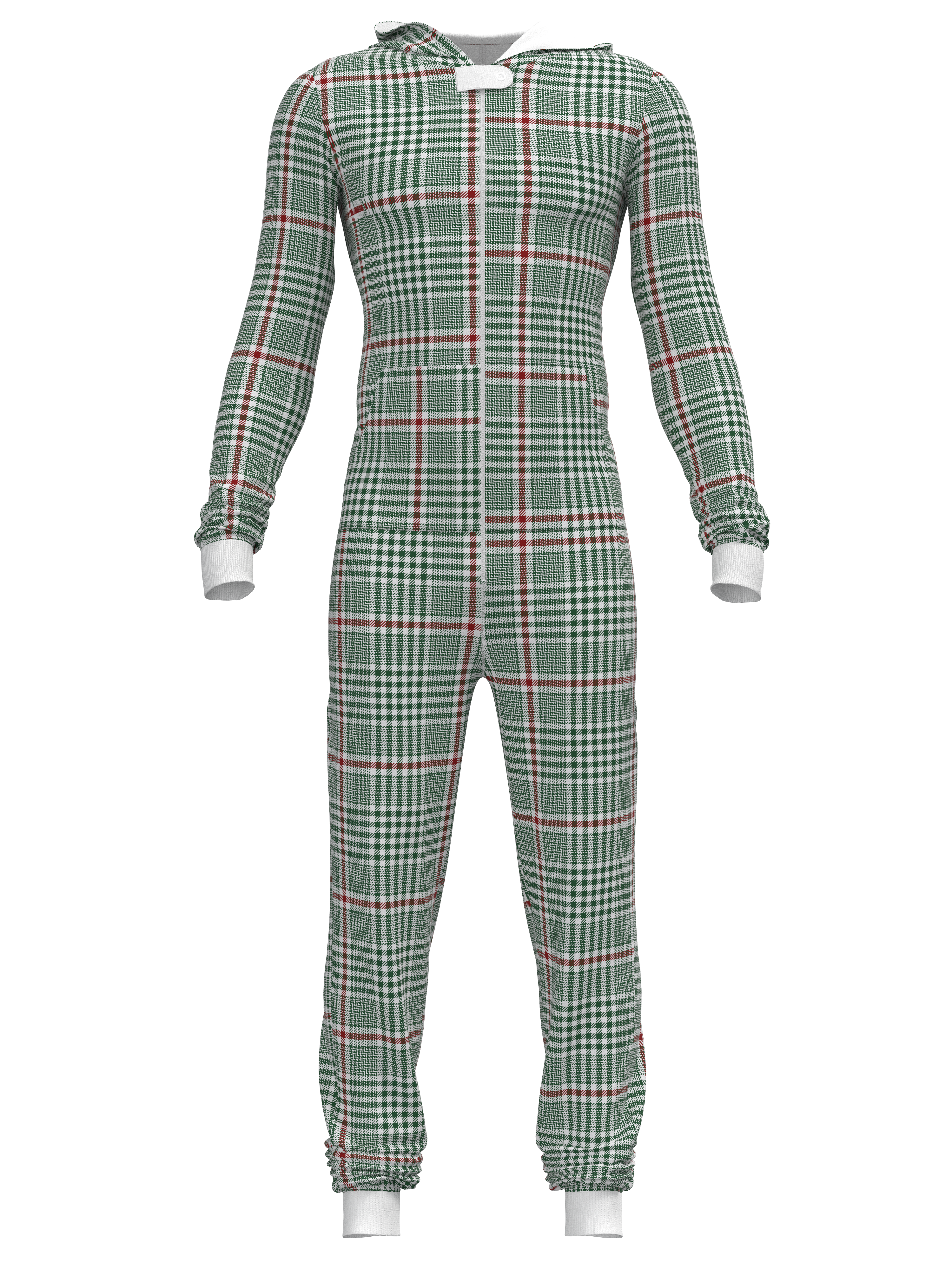 Christmas Soft Plaid Onesie (Men)
