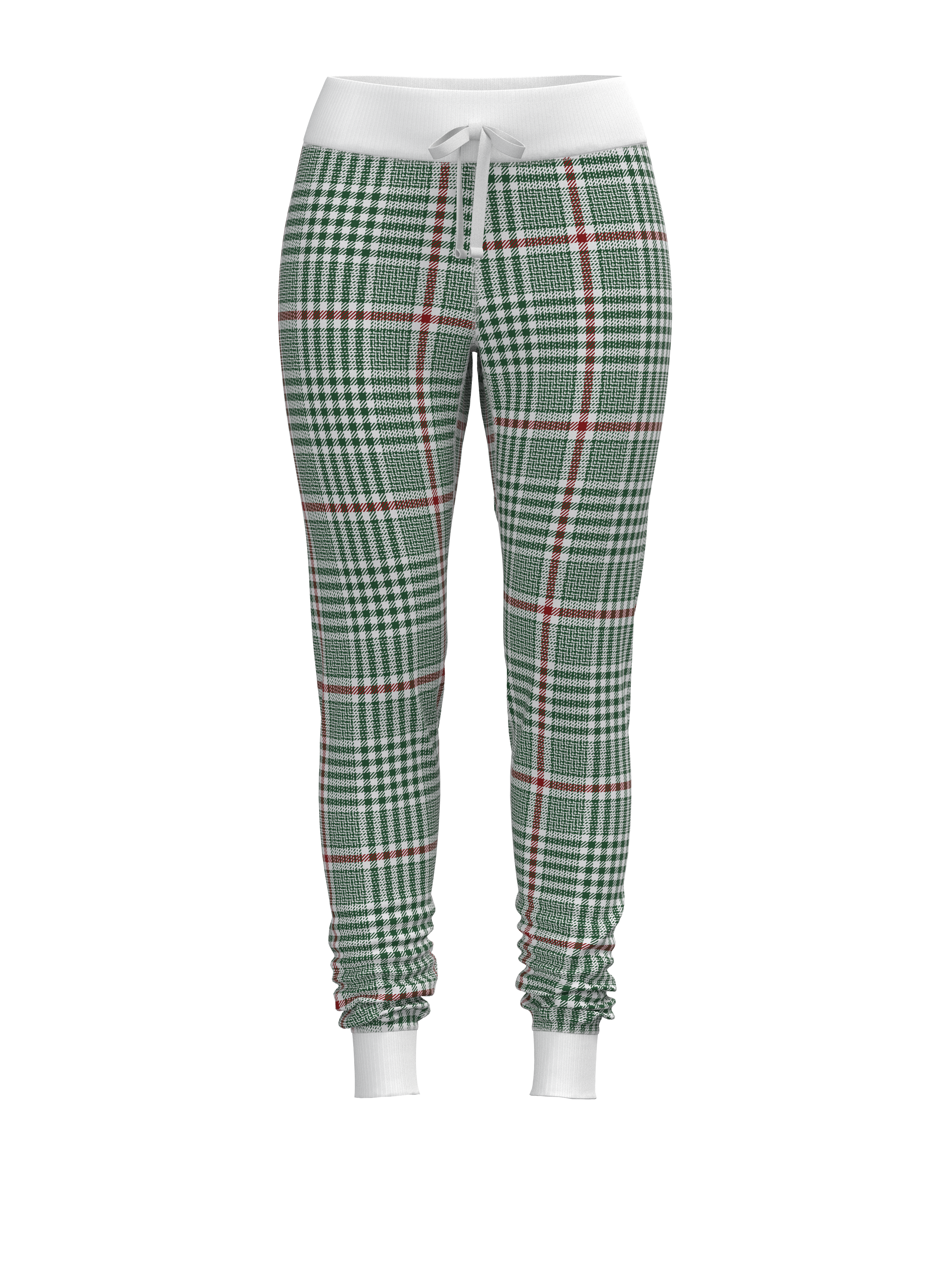Christmas Soft Plaid Jogger Pant (Women's)