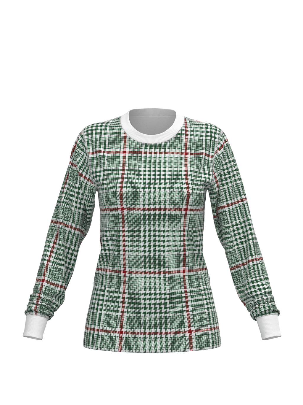 Christmas Soft Plaid Top (Women's)