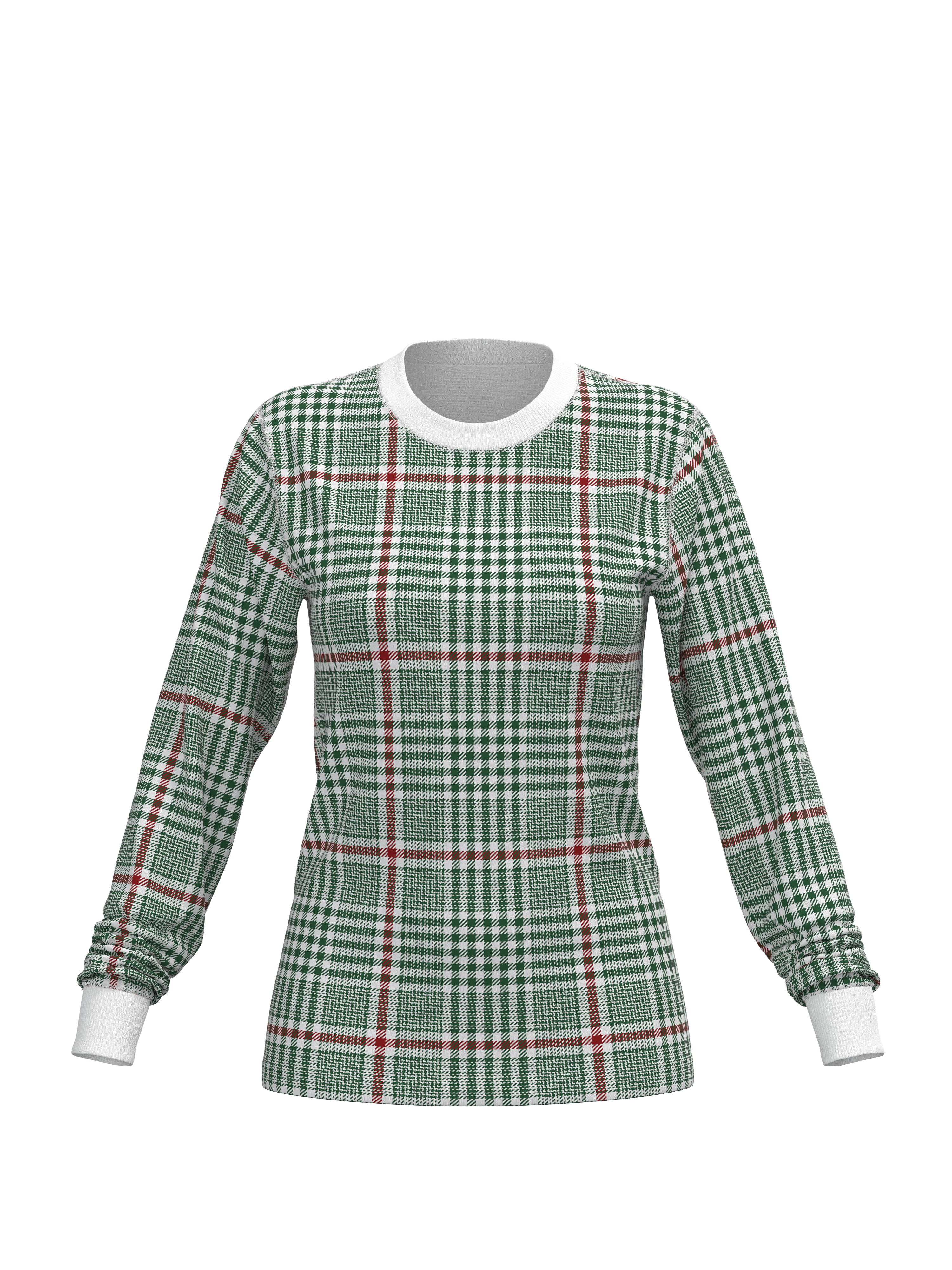 Christmas Soft Plaid Top (Women's)