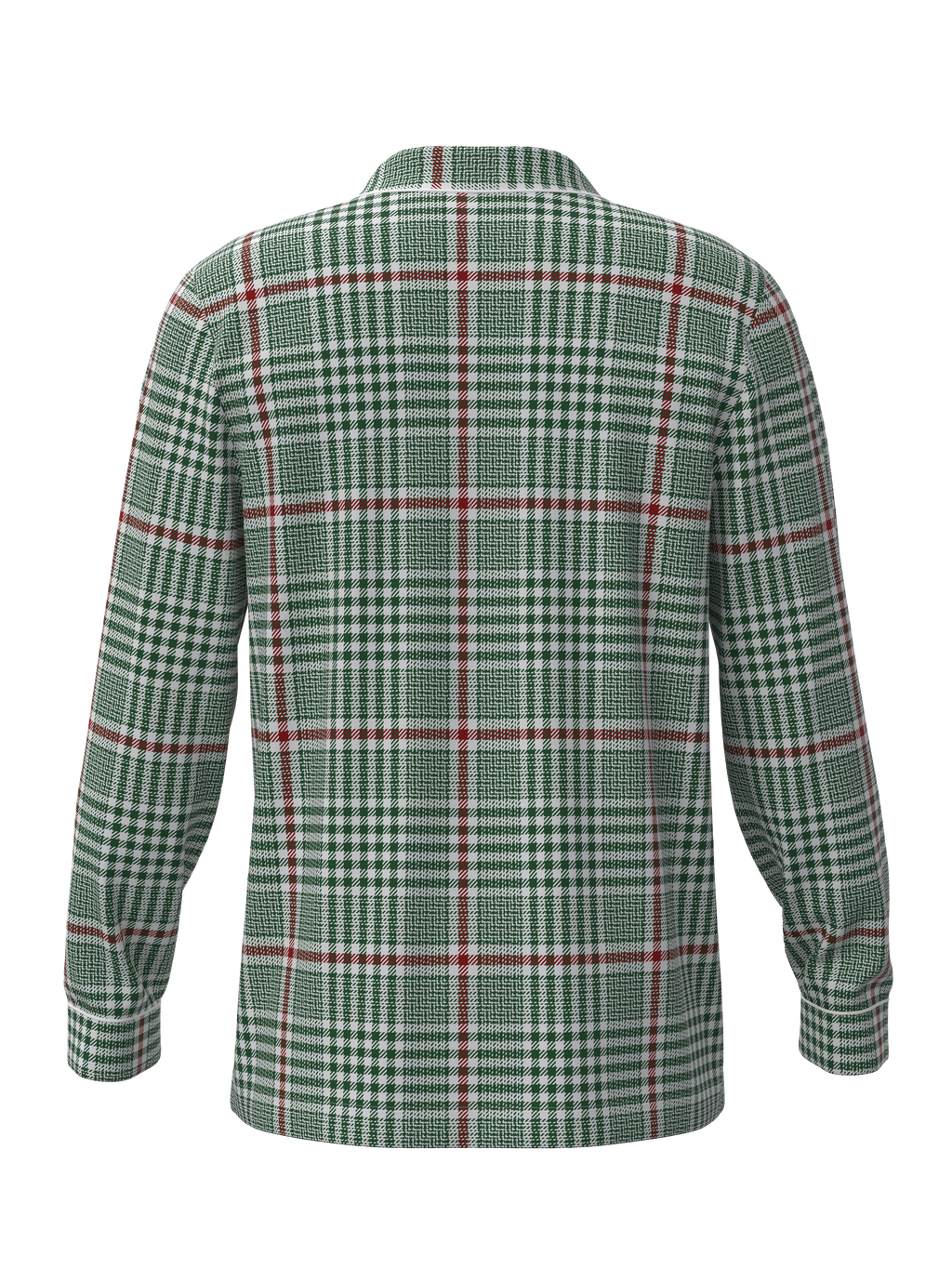 Christmas Soft Plaid  Button Down Top (Unisex)