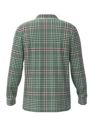 Christmas Soft Plaid Button Down Top (Unisex)