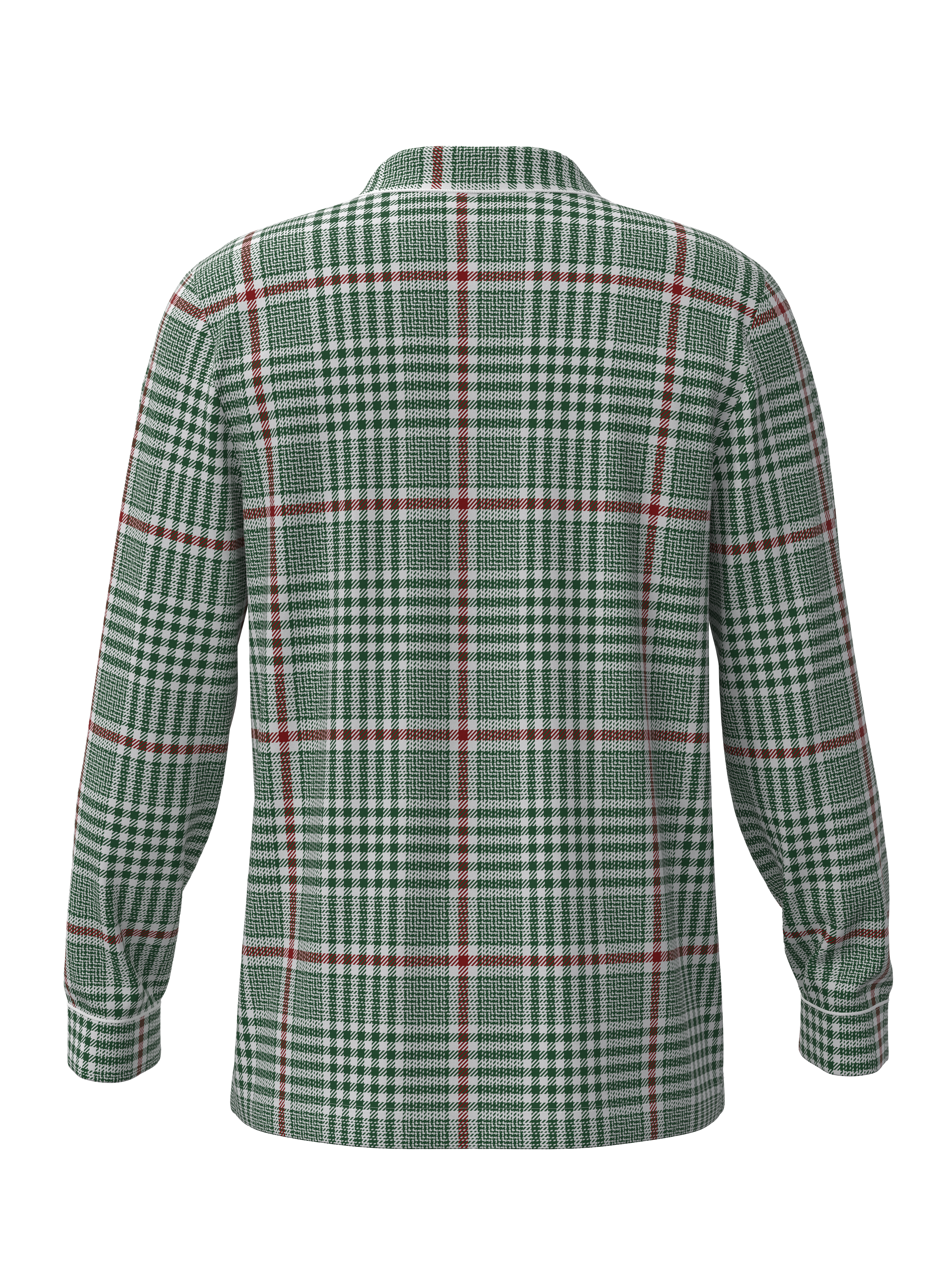 Christmas Soft Plaid  Button Down Top (Unisex)