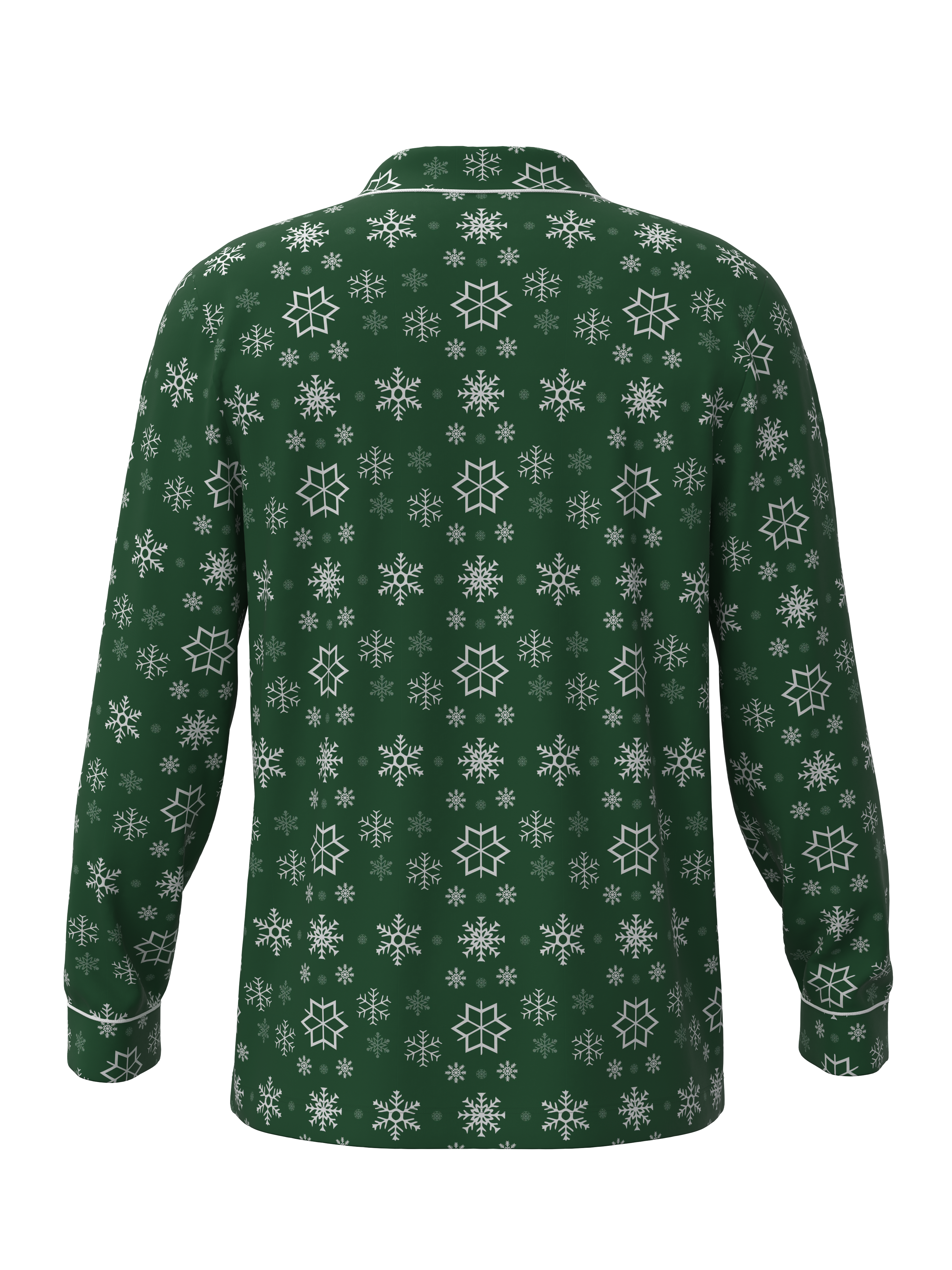 Christmas Snowflake  Button Down Top (Unisex)