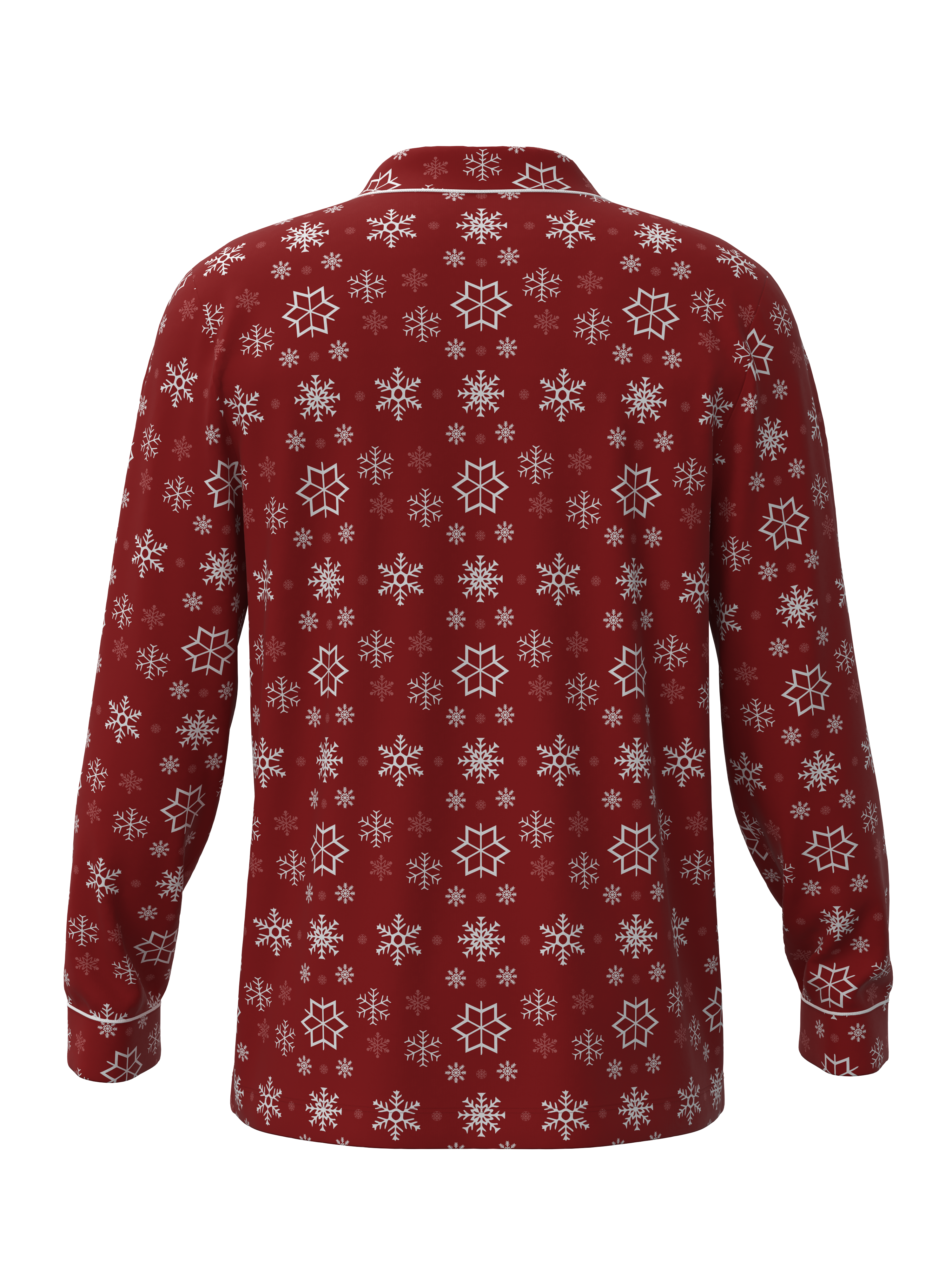 Christmas Snowflake  Button Down Top (Unisex)