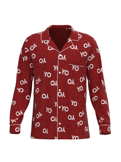 Christmas YO YO YO Button Down Top (Unisex)