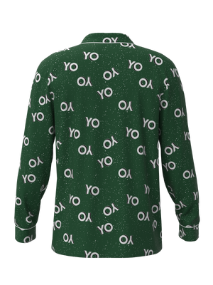Christmas YO YO YO Button Down Top (Unisex)
