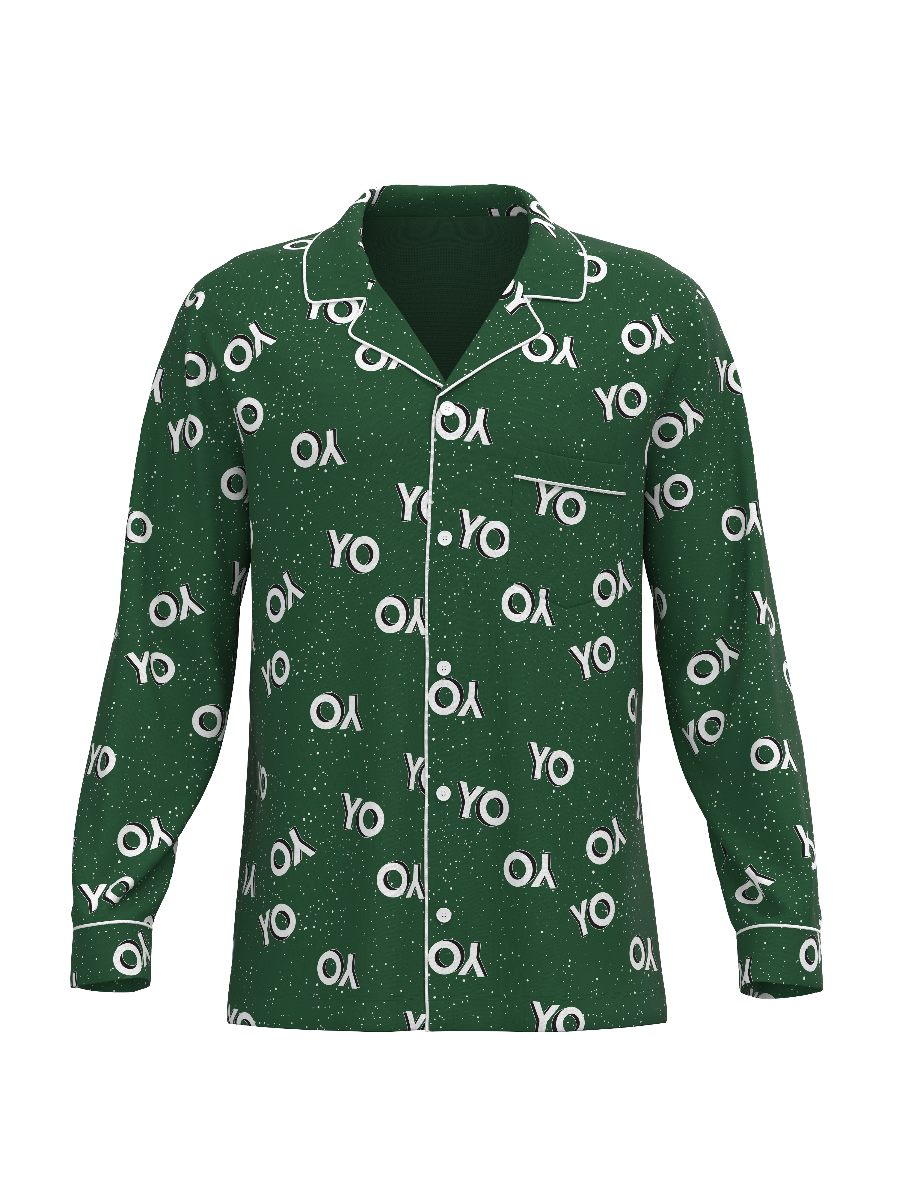 Christmas YO YO YO Button Down Top (Unisex)
