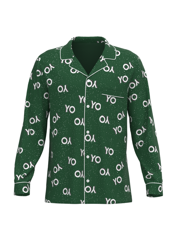 Christmas YO YO YO Button Down Top (Unisex)