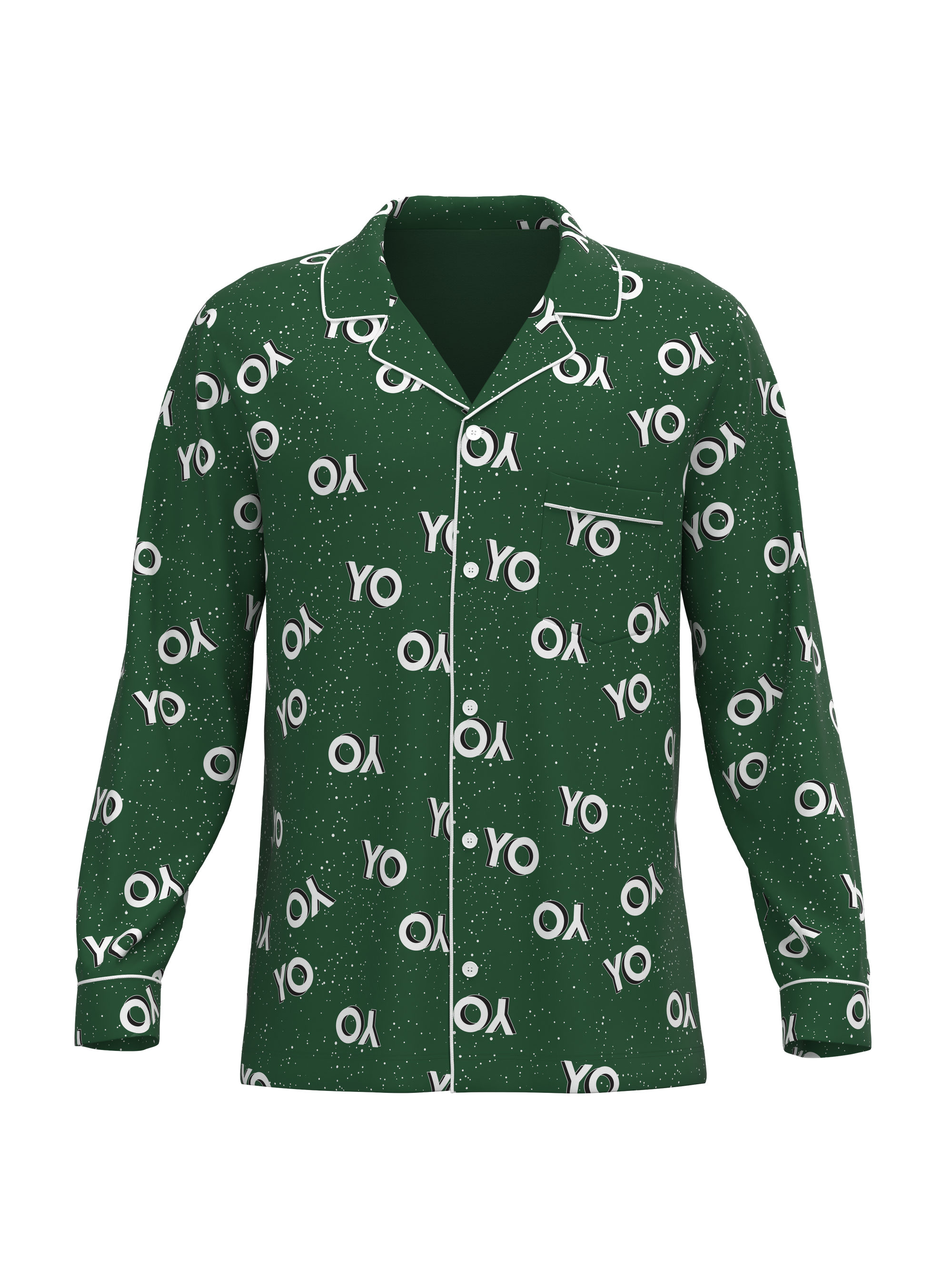 Christmas YO YO YO Button Down Top (Unisex)