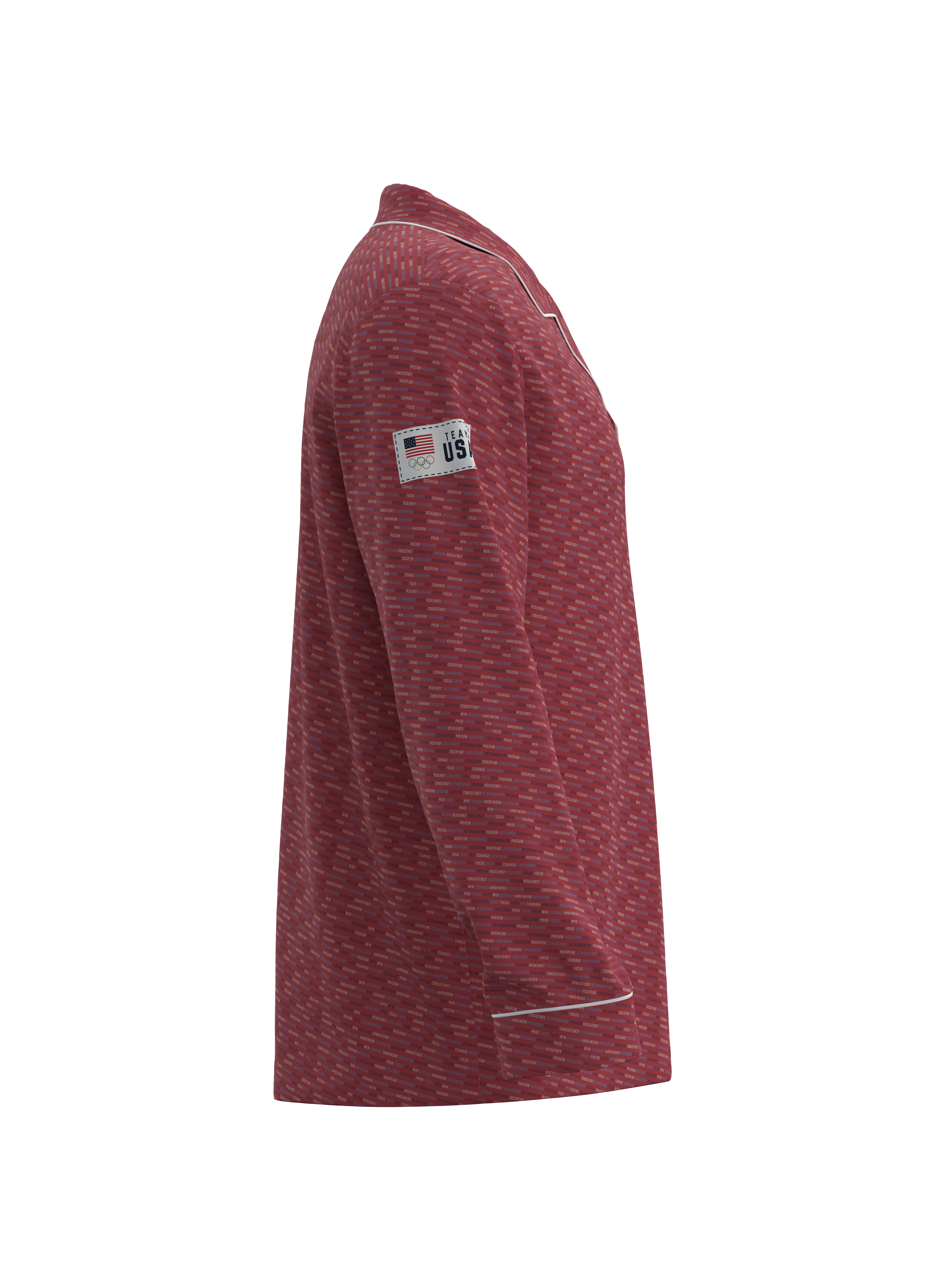 Inspirational Team USA Button Down Long Sleeve Tops (Men's)