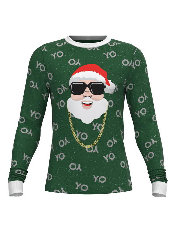 Christmas White Santa Top (Men's)