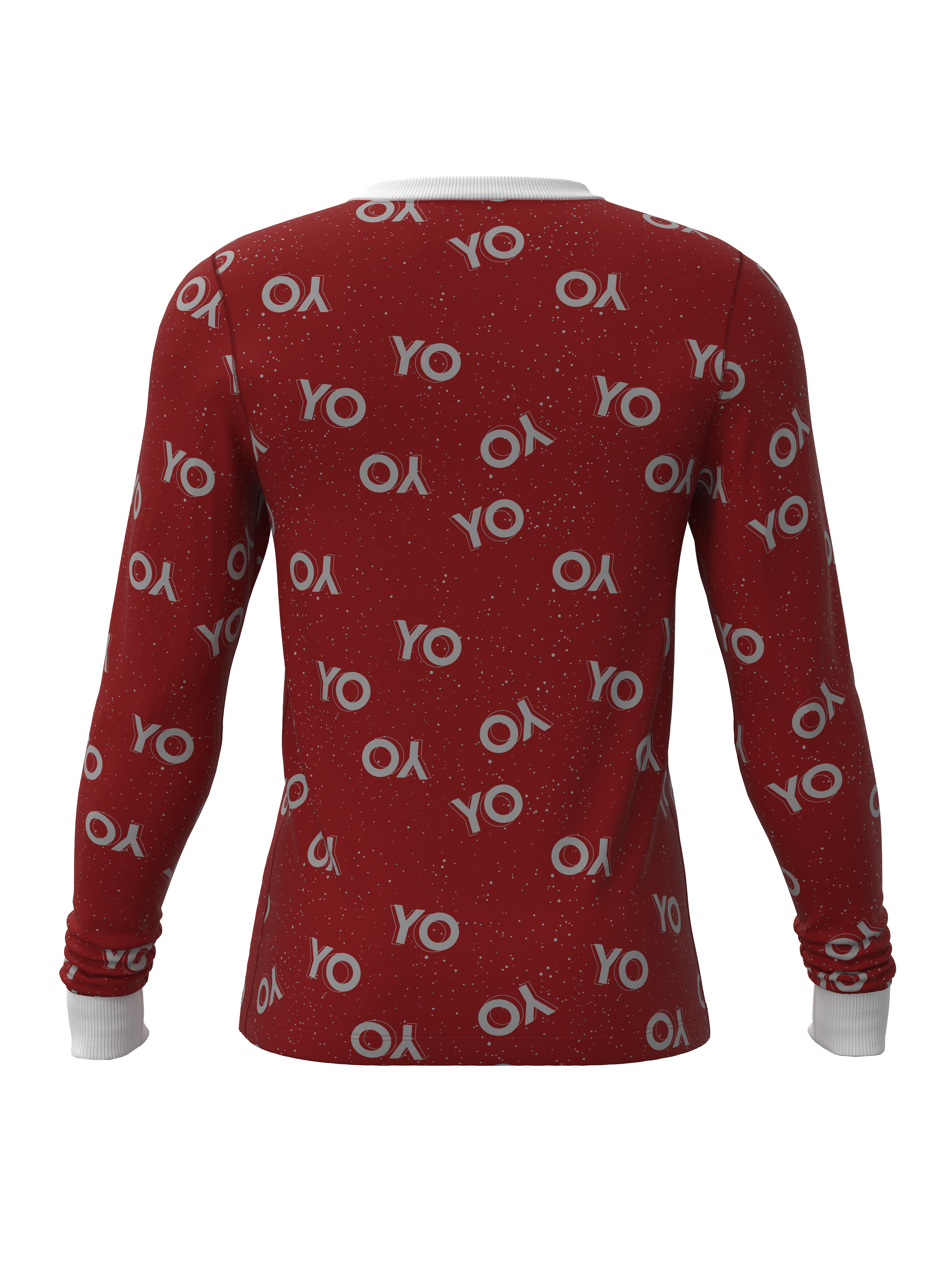 Christmas White Santa Top (Men's)
