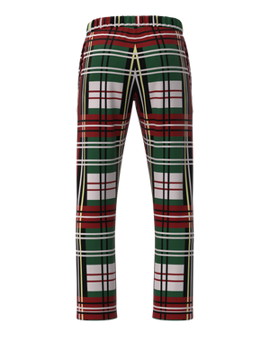 Christmas Bold Plaid Relaxed Fit Pants (Unisex)