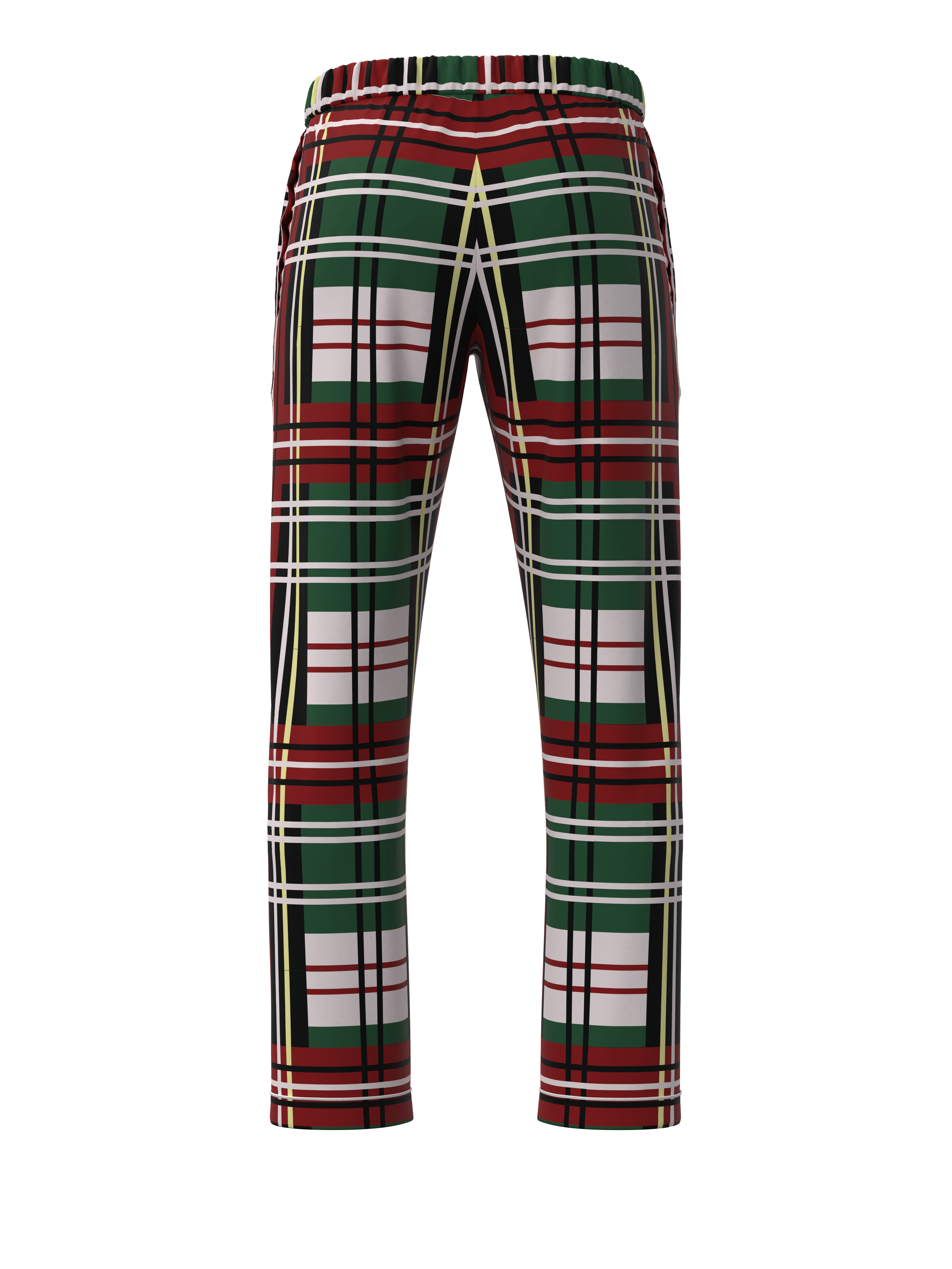 Christmas Plaid Relaxed Fit Pant (Unisex)