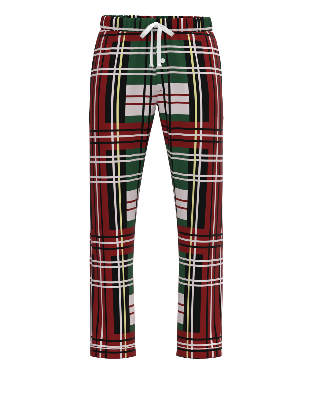 Christmas Plaid Relaxed Fit Pant (Unisex)