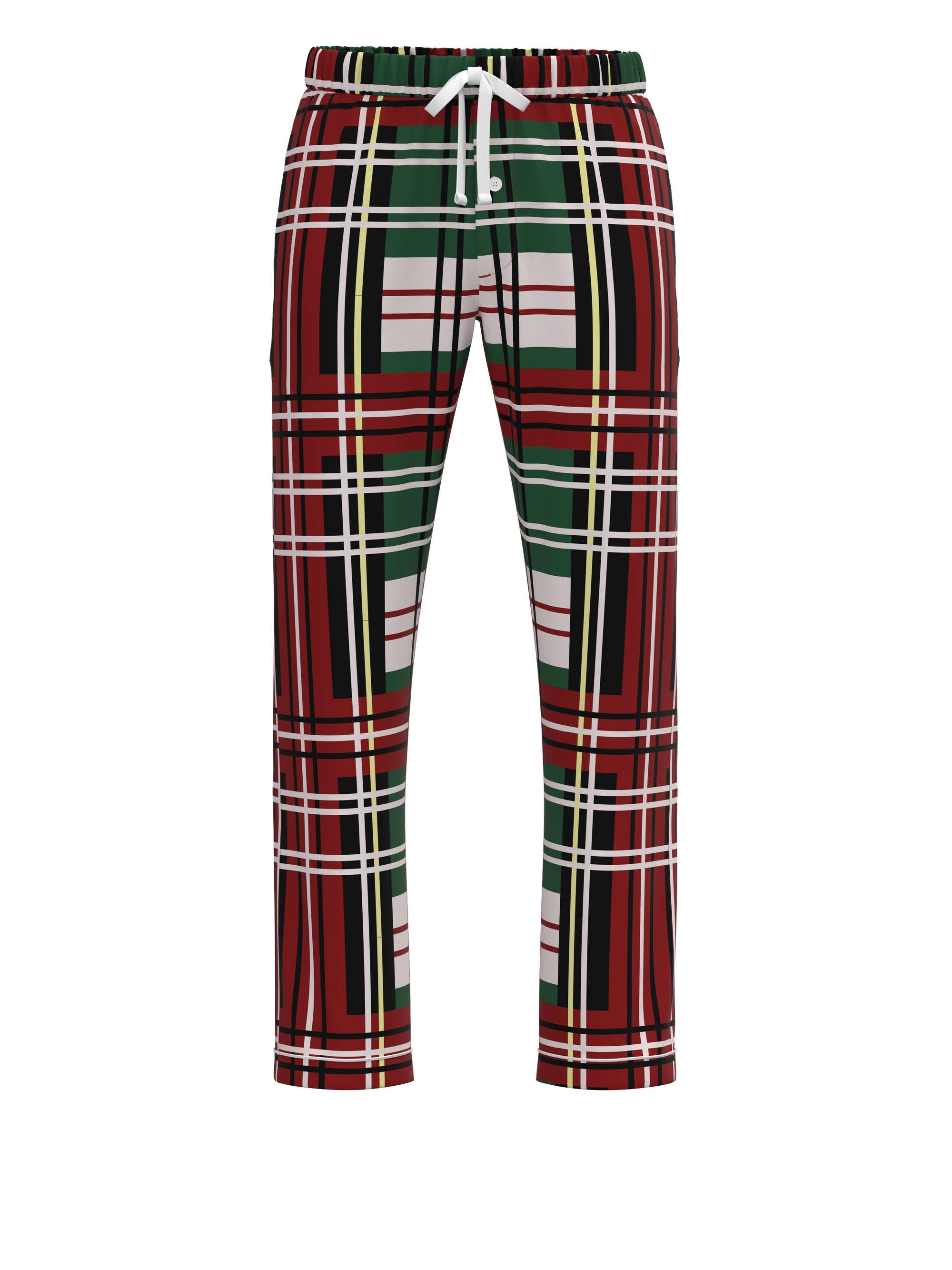 Christmas Plaid Relaxed Fit Pant (Unisex)