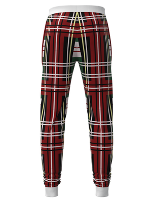 Christmas Bold Plaid Jogger Pants (Men's)