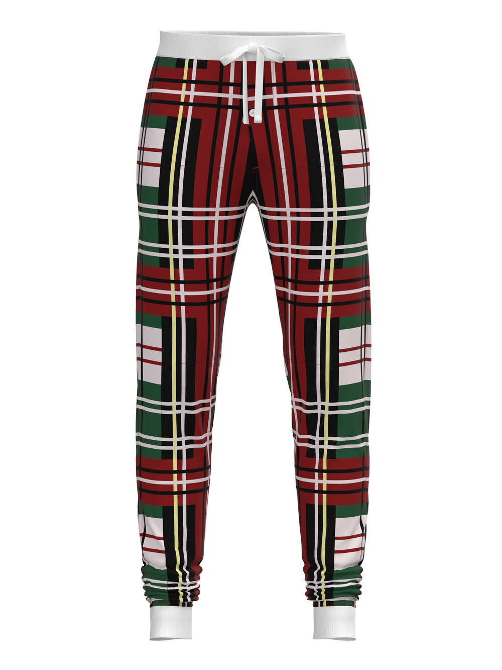 Christmas Bold Plaid Jogger Pants (Men's)