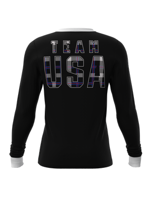 Team USA Plaid Long Sleeve Tops (Men's)