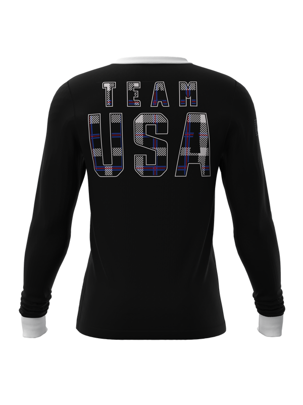 Team USA Plaid Long Sleeve Tops (Men's)