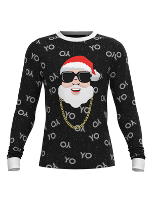 Christmas White Santa Top (Men's)