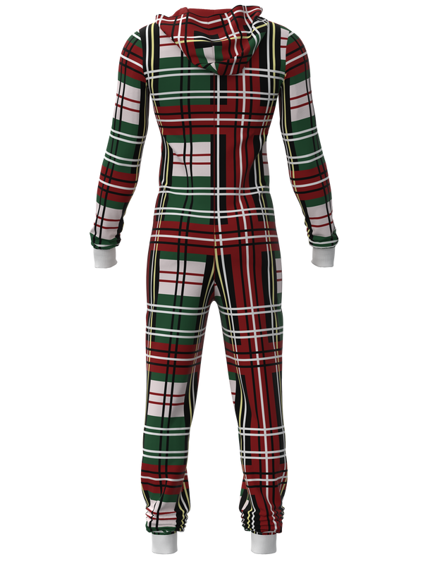 Christmas Bold Plaid Onesie (Men)