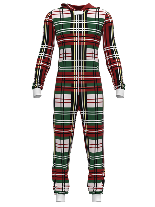 Christmas Bold Plaid Onesie (Men)