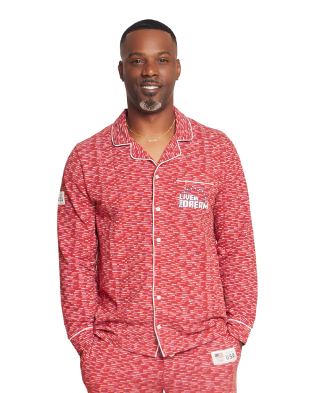 Inspirational Team USA Button Down Long Sleeve SET (Men's)