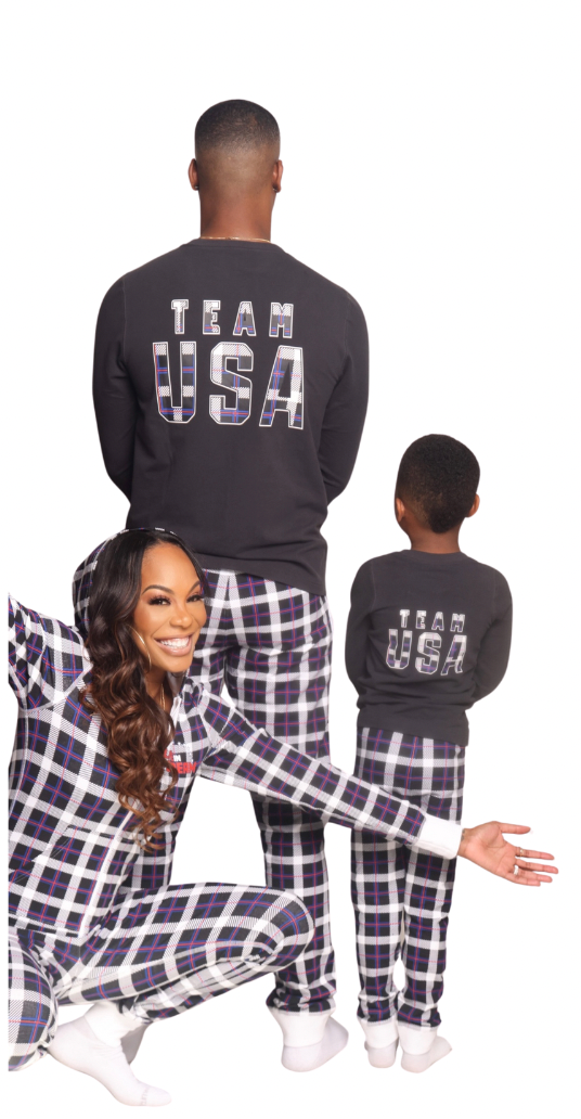 Team USA Plaid Family Set