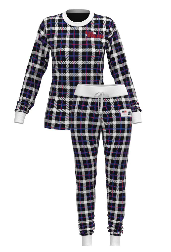 Team USA Plaid Jogger SET (Women's)