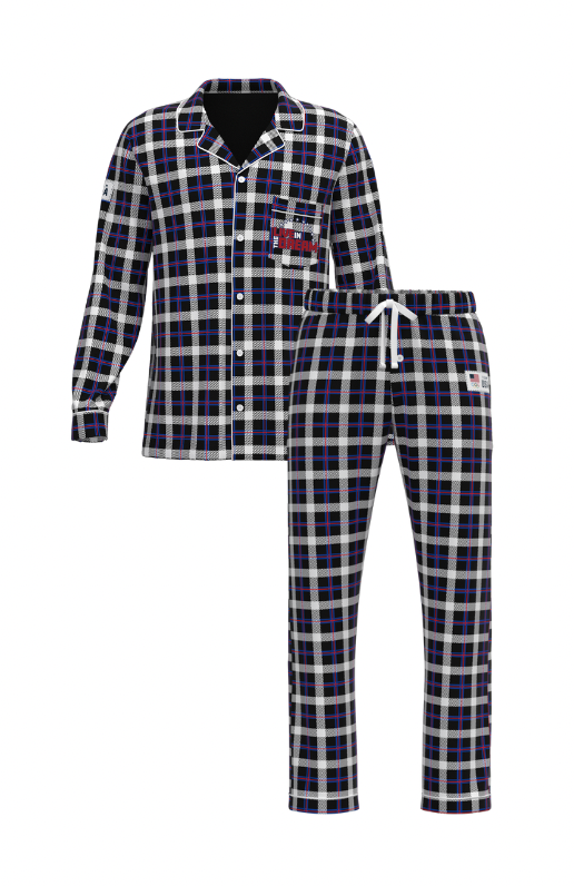 Team USA Plaid Button Down Long Sleeve SET (Men's)