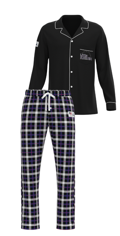 Team USA Plaid Button Down Long Sleeve SET (Men's)