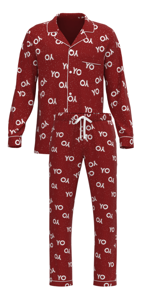 Christmas Yo Yo Yo Button Down Long Sleeve SET (Unisex)