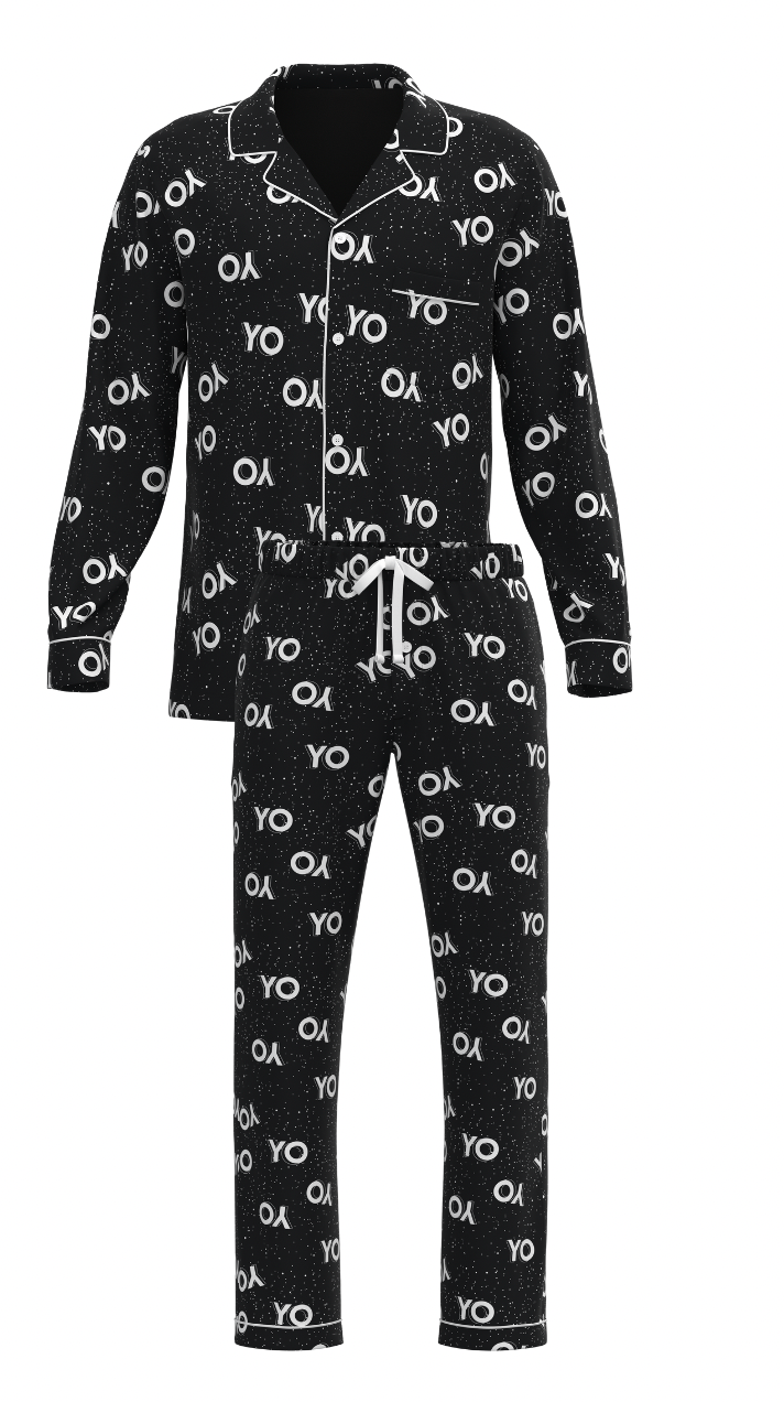 Christmas Yo Yo Yo Button Down Long Sleeve SET (Unisex)